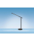 LED-Schreibtischlampe Halo, schwarz, mit Standfuß, dimmbar