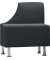 Sofamodul Rechts BeSoft 1803BBK-4 sw