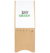 Flipchart ECO, RD-60, 65x95cm (BxH), braun, ohne Rollen, ohne Seitenarm