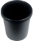 Papierkorb Re-Solution 2292860990, 15 Liter, rund, schwarz matt