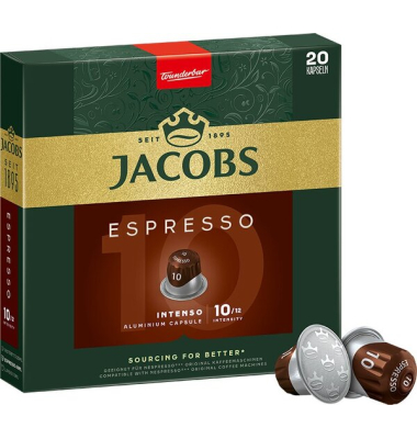 Jacobs Kapsel Espresso Intenso, 20 Stück