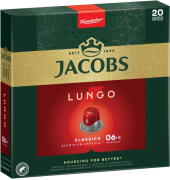 Jacobs Kapseln Lungo, Intensität 6, 20 Stück