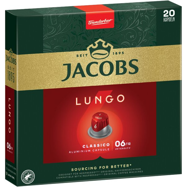 8711000376027 - Jacobs Kapseln Lungo Intensität 6 20 Stück 8711000376027 Kraft Foods