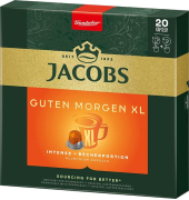 Jacobs Kapsel GutenMorgen XL Intense, 20 Stück