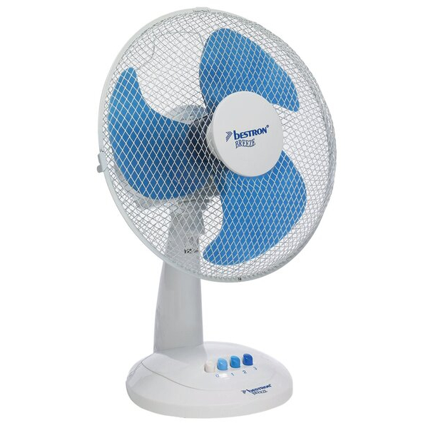 8712184023936 - Tischventilator Ø 35cm Ventilator mit 3 Geschwindigkeitsstufen & 75° Grad Drehfunktion 35Watt DFT35W Farbe Weiß
