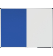 Kombitafel Unite, 7-108854, 120x60cm, Filz + Metall, Aluminiumrahmen