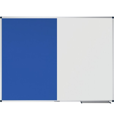 Kombitafel Unite, 7-108854, 120x60cm, Filz + Metall, Aluminiumrahmen