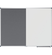 Kombitafel Unite, 7-108754, 120x90cm, Filz + Metall, Aluminiumrahmen