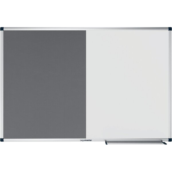 8713797107563 - Kombiboard UNITE Pinboard & Whiteboard B 900 x T 126 x H 600 mm Markerablage lackierter Stahl & Filz weiß & grau 8713797107563 - Kombiboard UNITE Pinboard & Whiteboard B 900 x T 126 x H 600 mm Markerablage lackierter Stahl & Filz weiß & grau