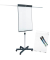 Flipchart SKETCH PRO star base, 7-153310, 105x68cm, wei&szlig;, mit Rollen, mit 2 Seitenarmen