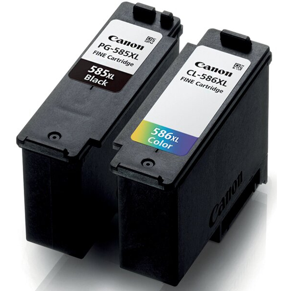 8714574683072 - Tintenpatrone Multipack XL PG-585 und CL-586 plus Papier für Drucker 103 ml + 143 ml schwarz und 3-farbig 87145746830