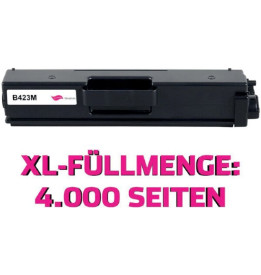 Toner 13793 (kompatibel mit Brother TN-423M), magenta, ca. 4000 Seiten