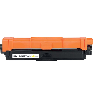 New Build Toner, ersetzt Brother TN-241/242Y, ca. 1.400 Seiten, gelb