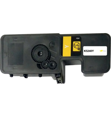 New Build Toner-Kit, ersetzt Kyocera TK-5240Y, ca. 3.000 Seiten, gelb