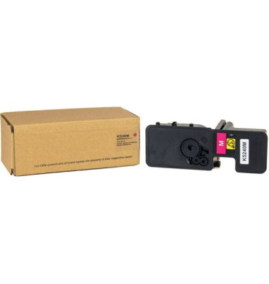 New Build Toner-Kit, ersetzt Kyocera TK-5240M, ca. 3.000 Seiten, magenta