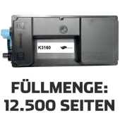 Toner 21016 (Kompatibel mit: KYOCERA TK-3160 14769), schwarz, ca. 12500 Seiten