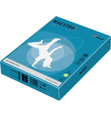 Kopierpapier Maestro 9417-BL29B80B blau A3 80g