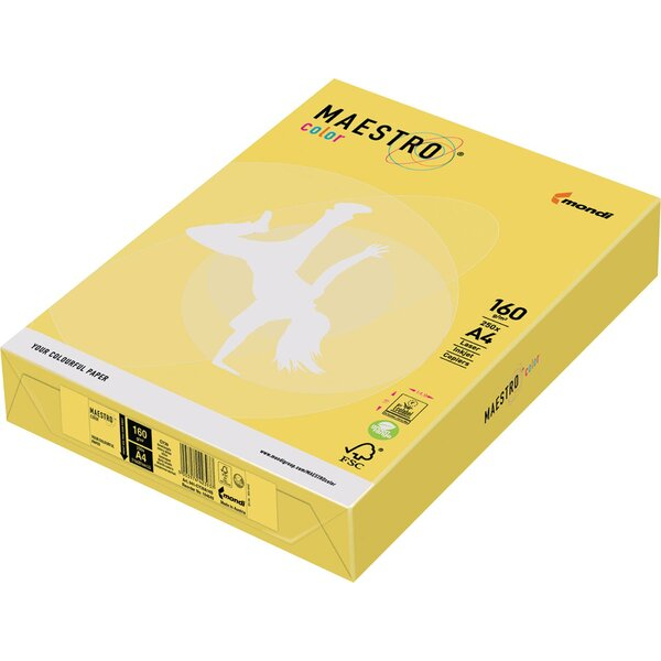 9003974423937 - Kopierpapier Maestro Color DIN A4 160gqm kanariengelb 250 Blatt 9003974423937 Igepa Group 9003974423937 - Kopierpapier Maestro Color DIN A4 160gqm kanariengelb 250 Blatt 9003974423937 Igepa Group