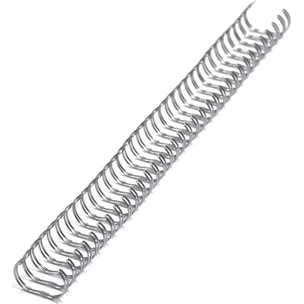 RECOsystems Drahtkamm, DIN A4, Teilung 3:1, 34 Ringe, Durchmesser 14,3 mm, silber 9009420000998 RECOsystems