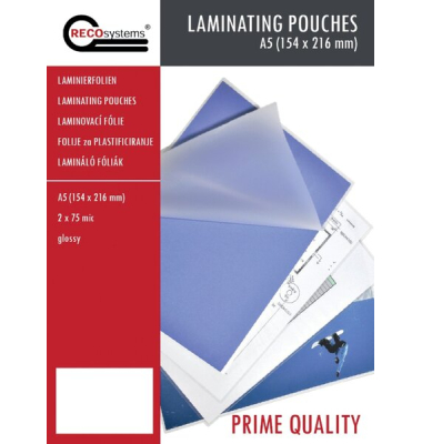 Laminierfolien Prime Quality RK1805066, A5, 154x216mm, glänzend