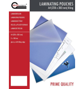 Laminierfolien Prime Quality RK1805093, A4, 160x235mm, 100mic, glänzend, mit Abheftlochung