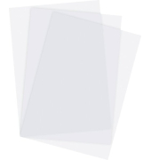 Deckbl&auml;tter, DIN A4, transparent, klar, gl&auml;nzend, St&auml;rke 0,20 mm