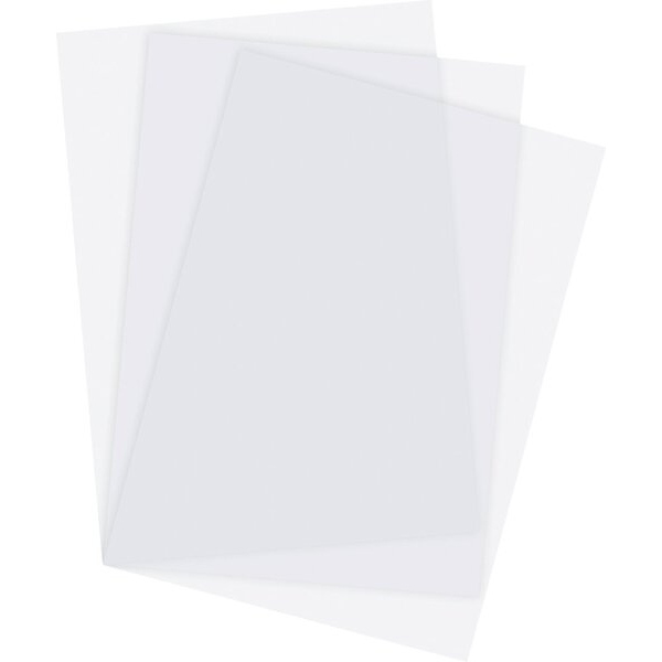 RECOsystems Deckblätter, DIN A4, transparent, klar, glänzend, Stärke 0,20 mm 9009420003906 RECOsystems 100 Stück