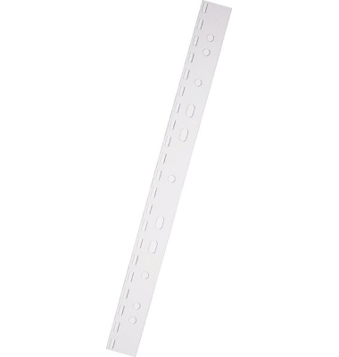 Heftstreifen RS2203081, 3,5x40cm (BxL), Kunststoff mit Kunststoffdeckleiste, transparent
