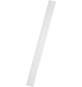 Heftstreifen RS2203082, 3,5x30cm (BxL), Kunststoff mit Kunststoffdeckleiste, transparent