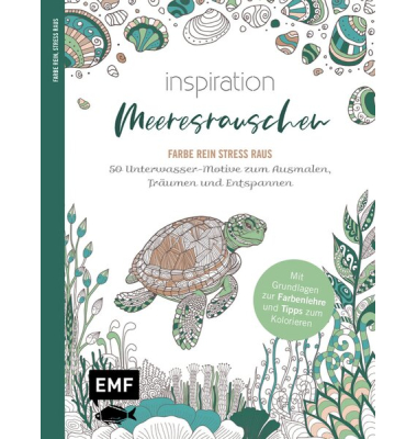 Inspiration Meeresrauschen, Malbuch für Erwachsene