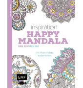 Inspiration Happy Mandala, Malbuch für Erwachsene