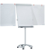 Flipchart PRO Deluxe, FC81, 67x95cm (BxH), wei&szlig;, ohne Rollen, mit 2 Seitenarmen