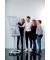 Flipchart PRO Deluxe, FC81, 67x95cm (BxH), wei&szlig;, ohne Rollen, mit 2 Seitenarmen