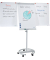 Flipchart ECO, F2400/N, 68x105cm, hellgrau, mit Rollen, mit 2 Seitenarmen
