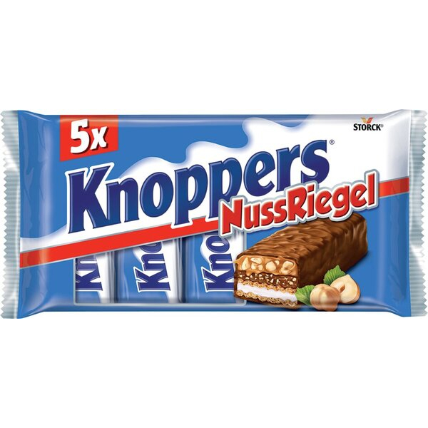 4014400929065 - Knoppers NussRiegel 5x40g 5 einzeln verpackte Waffelriegel  4014400929065 Storck