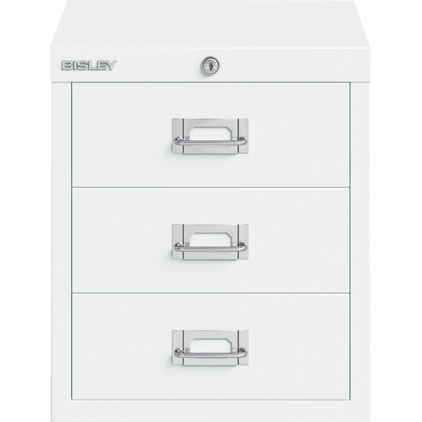 5020073859089 - Schubladenschrank 3 Schübe mit Schloss (H x B x T) 325 x 279 x 408 mm verkehrsweiß 5020073859089 Bisley 5020073859089 - Schubladenschrank 3 Schübe mit Schloss (H x B x T) 325 x 279 x 408 mm verkehrsweiß 5020073859089 Bisley
