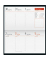 Taschenkalender 70-12 212 906, schwarz, 2 Seiten / 1 Woche, 
