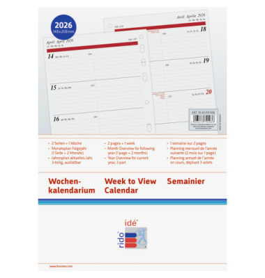 Wochenplan Timing 1 2026