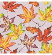 Motivserviette 25x25cm Herbst
