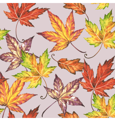 Motivserviette 25x25cm Herbst