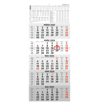 5-Monatskalender 2026