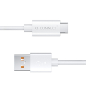 Ladekabel USB-C 3.1USB-A 3.0 1,2m weiß