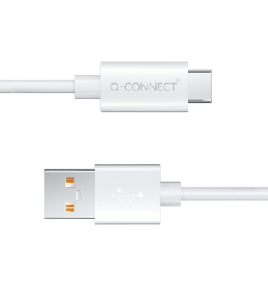 Ladekabel USB-C 3.1USB-A 3.0 1,2m weiß