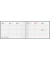 Taschenkalender 70-17 523 906, schwarz, 2 Seiten / 1 Woche, 