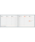 Taschenkalender 70-17 523 906, schwarz, 1 Woche / 2 Seiten, 15x10,2cm