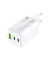Ladegerät Steckdose USB-A2x USB-C weiß