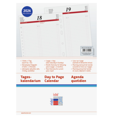 Tagesplan Timing 1 2026