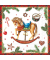 Weihn.Motivserviette 33x33cm Schaukelpf