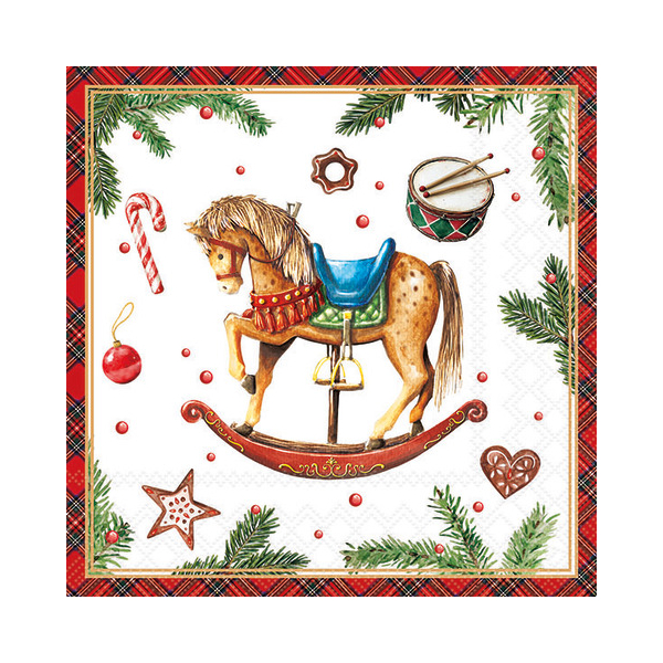 8712159207828 - WeihnMotivserviette 33x33cm Schaukelpf 8712159207828 Ambiente 8712159207828 - WeihnMotivserviette 33x33cm Schaukelpf 8712159207828 Ambiente