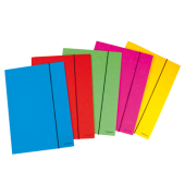 Gummizugmappe 2068200-99 gelb/gr&uuml;n/blau/rot/pink Karton 570g